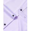 imageMens Stretch Wrinkle Free Dress Shirts Formal Wedding Prom Long Sleeve Slim Fit Button Down ShirtLavender Purple