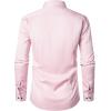imageMens Stretch Wrinkle Free Dress Shirts Formal Wedding Prom Long Sleeve Slim Fit Button Down ShirtPink