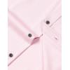 imageMens Stretch Wrinkle Free Dress Shirts Formal Wedding Prom Long Sleeve Slim Fit Button Down ShirtPink