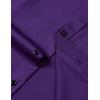 imageMens Stretch Wrinkle Free Dress Shirts Formal Wedding Prom Long Sleeve Slim Fit Button Down ShirtPurple