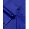 imageMens Stretch Wrinkle Free Dress Shirts Formal Wedding Prom Long Sleeve Slim Fit Button Down ShirtRoyal Blue