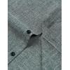 imageMens Stretch Wrinkle Free Short Sleeve Button Down Shirts Summer Casual Texture Beach Vacation Wedding ShirtDark Green