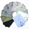 imageMens Stretch Wrinkle Free Short Sleeve Button Down Shirts Summer Casual Texture Beach Vacation Wedding ShirtDark Green