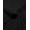 imageMens Summer Cotton Linen Short Sleeve Button Down Shirt Casual Lightweight Tops with Pockets for Beach VacationBlack