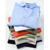 imageMens Summer Cotton Linen Short Sleeve Button Down Shirt Casual Lightweight Tops with Pockets for Beach VacationLight Blue