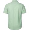 imageMens Summer Cotton Linen Short Sleeve Button Down Shirt Casual Lightweight Tops with Pockets for Beach VacationMint Green