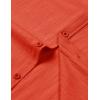 imageMens Summer Cotton Linen Short Sleeve Button Down Shirt Casual Lightweight Tops with Pockets for Beach VacationOrange