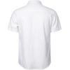 imageMens Summer Cotton Linen Short Sleeve Button Down Shirt Casual Lightweight Tops with Pockets for Beach VacationWhite