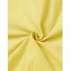 imageMens Summer Cotton Linen Short Sleeve Button Down Shirt Casual Lightweight Tops with Pockets for Beach VacationYellow