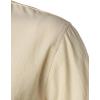 imageMens Summer Lightweight Cotton Linen Shirts Casual Short Sleeve Breathable Banded Collar Henley for Beach VacationBeige