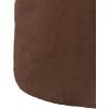 imageMens Summer Lightweight Cotton Linen Shirts Casual Short Sleeve Breathable Banded Collar Henley for Beach VacationBrown