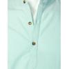 imageMens Summer Lightweight Cotton Linen Shirts Casual Short Sleeve Breathable Banded Collar Henley for Beach VacationLight Green