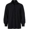 imageMens Cotton Lace Up Retro Design Shirts for Renaissance Pirate Viking Medieval Costume Without BeltBlack