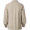 imageMens Cotton Lace Up Retro Design Shirts for Renaissance Pirate Viking Medieval Costume Without BeltKhaki