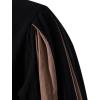 imageMens Retro Lace Up Shirts for Renaissance Pirate Clown Medieval Viking CostumeBlack Coffee