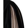 imageMens Retro Lace Up Shirts for Renaissance Pirate Clown Medieval Viking CostumeBlack Khaki