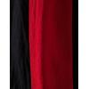 imageMens Retro Lace Up Shirts for Renaissance Pirate Clown Medieval Viking CostumeBlack Red