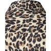 imageMens Stretchy Causal Leopard Cheetah Print Short Sleeve Slim Fit Button Up ShirtKhaki