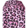 imageMens Stretchy Causal Leopard Cheetah Print Short Sleeve Slim Fit Button Up ShirtPink