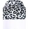 imageMens Stretchy Causal Leopard Cheetah Print Short Sleeve Slim Fit Button Up ShirtWhite Leopard