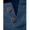 imageMens Stretchy Short Sleeve Henley TShirt Casual Cotton 2 Buttons Notch Neck Tee ShirtsDark Blue