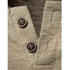 imageMens Stretchy Short Sleeve Henley TShirt Casual Cotton 2 Buttons Notch Neck Tee ShirtsKhaki