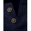 imageMens Stretchy Short Sleeve Henley TShirt Casual Cotton 2 Buttons Notch Neck Tee ShirtsNavy Blue