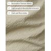 imageMens Stylish Seersucker Texture Short Sleeve Henley Shirts Lightweight Stretch Band Collar Beach Vacation TopBeige