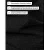 imageMens Stylish Seersucker Texture Short Sleeve Henley Shirts Lightweight Stretch Band Collar Beach Vacation TopBlack
