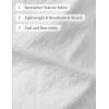 imageMens Stylish Seersucker Texture Short Sleeve Henley Shirts Lightweight Stretch Band Collar Beach Vacation TopWhite