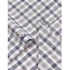 imageMens Transitional Weather Slim Fit Long Sleeve Button Down Shirt Business Casual Dress Shirts with PocketKhaki Gingham