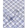 imageMens Transitional Weather Slim Fit Long Sleeve Button Down Shirt Business Casual Dress Shirts with PocketWhite Navy