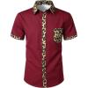 Burgundy Leopard