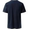 imageMens Pure Cotton Retro Short Sleeves Lace Up Shirts for Casual Renaissance Pirate Medieval Viking Without BeltNavy Blue