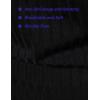 imageMens Stretch Breathable Ribbed Knit Short Sleeve Slim Fit Polo Casual Fitted Muscle Shirt Black L