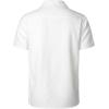 imageMens Stretch Cuban Collar Shirt Summer Lightweight Short Sleeve Button Down Shirts with Pocket for Beach VacationCream White