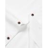 imageMens Stretch Cuban Collar Shirt Summer Lightweight Short Sleeve Button Down Shirts with Pocket for Beach VacationCream White