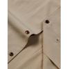 imageMens Stretch Cuban Collar Shirt Summer Lightweight Short Sleeve Button Down Shirts with Pocket for Beach VacationKhaki