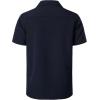 imageMens Stretch Cuban Collar Shirt Summer Lightweight Short Sleeve Button Down Shirts with Pocket for Beach VacationNavy Blue