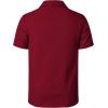 imageMens Stretch Cuban Collar Shirt Summer Lightweight Short Sleeve Button Down Shirts with Pocket for Beach VacationRed