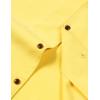imageMens Stretch Cuban Collar Shirt Summer Lightweight Short Sleeve Button Down Shirts with Pocket for Beach VacationYellow