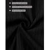 imageMens Stylish Stretch Wrinkle Free Short Sleeve Button Down Shirt Summer Casual Beach Vacation Button up ShirtsBlack