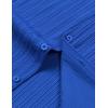 imageMens Stylish Stretch Wrinkle Free Short Sleeve Button Down Shirt Summer Casual Beach Vacation Button up ShirtsRoyal Blue