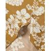 imageMens Summer Textured Cuban Collar Hawaiian Shirts Casual Vacation Short Sleeve Button Up Shirt with PocketMustard Yellow