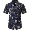 Navy Blue Leaves