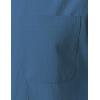 imageMens Stretch Wrinkle Free Short Sleeve Texture Shirt Lightweight Summer Button Down Shirts for Beach VacationDark Blue