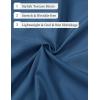 imageMens Stretch Wrinkle Free Short Sleeve Texture Shirt Lightweight Summer Button Down Shirts for Beach VacationDark Blue