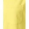 imageMens Stretch Wrinkle Free Short Sleeve Texture Shirt Lightweight Summer Button Down Shirts for Beach VacationYellow