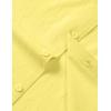 imageMens Stretch Wrinkle Free Short Sleeve Texture Shirt Lightweight Summer Button Down Shirts for Beach VacationYellow