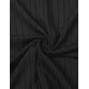 imageMens Stretch Knit Slim Fit Polo Shirts Casual Short Sleeve Ribbed Collar Muscle Golf ShirtBlack